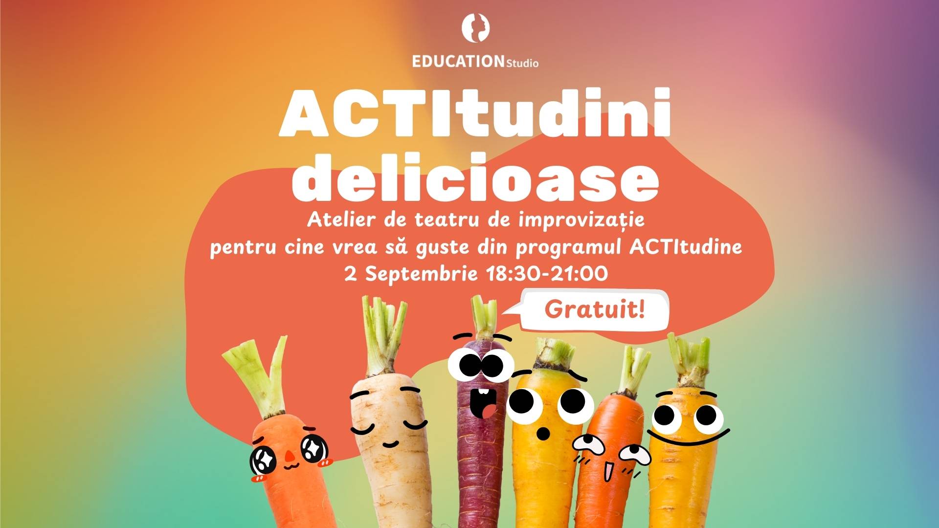 ACTItudini delicioase - Atelier gratuit de Teatru de improvizație