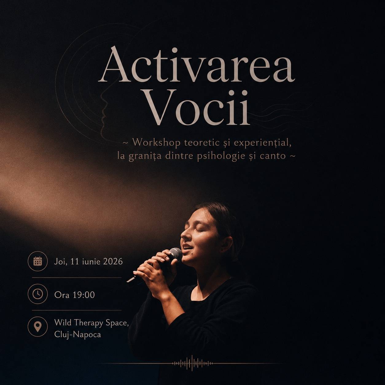 Activarea Vocii 🎙️ workshop la granița dintre psihologie și canto
