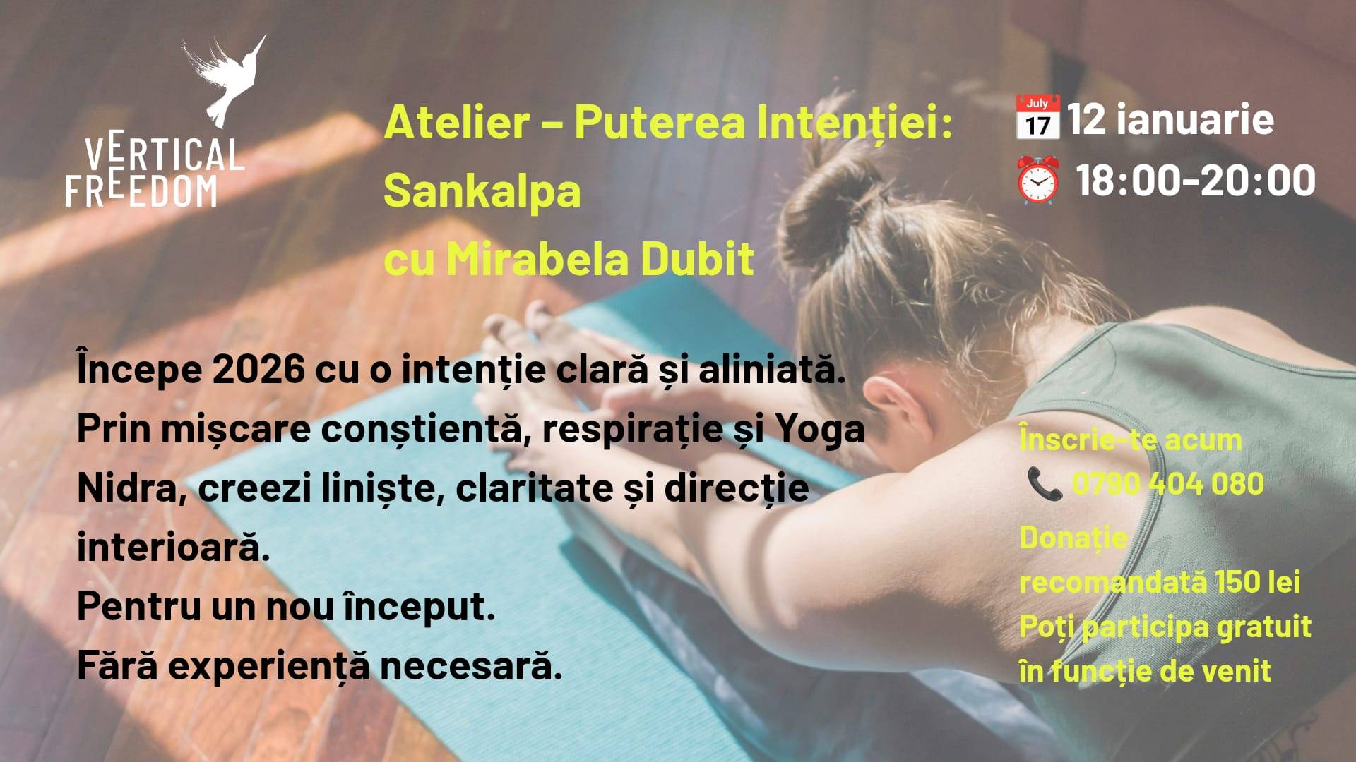 Atelier Puterea Intenției: Sankalpa