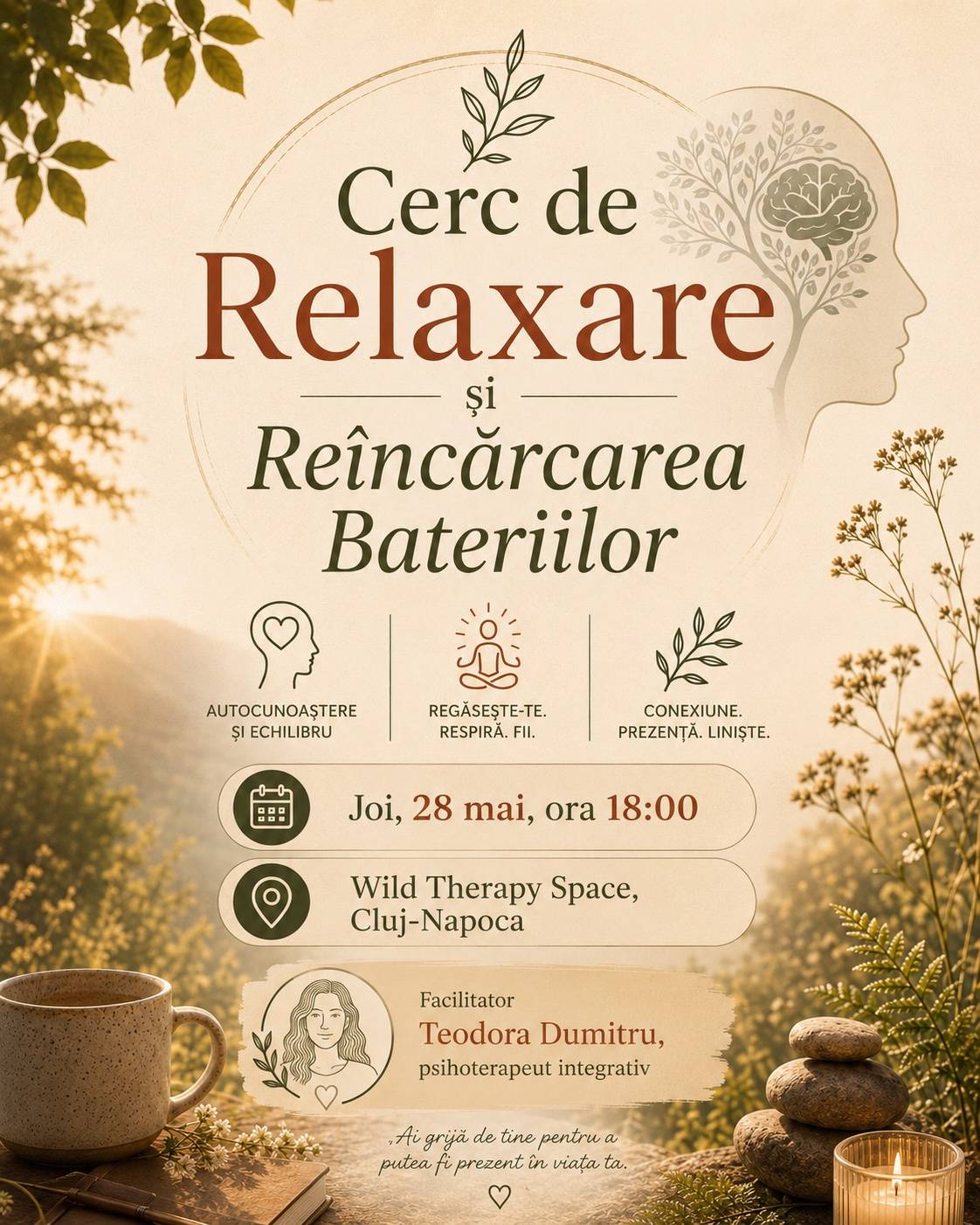 Cerc de relaxare și reîncărcarea bateriilor