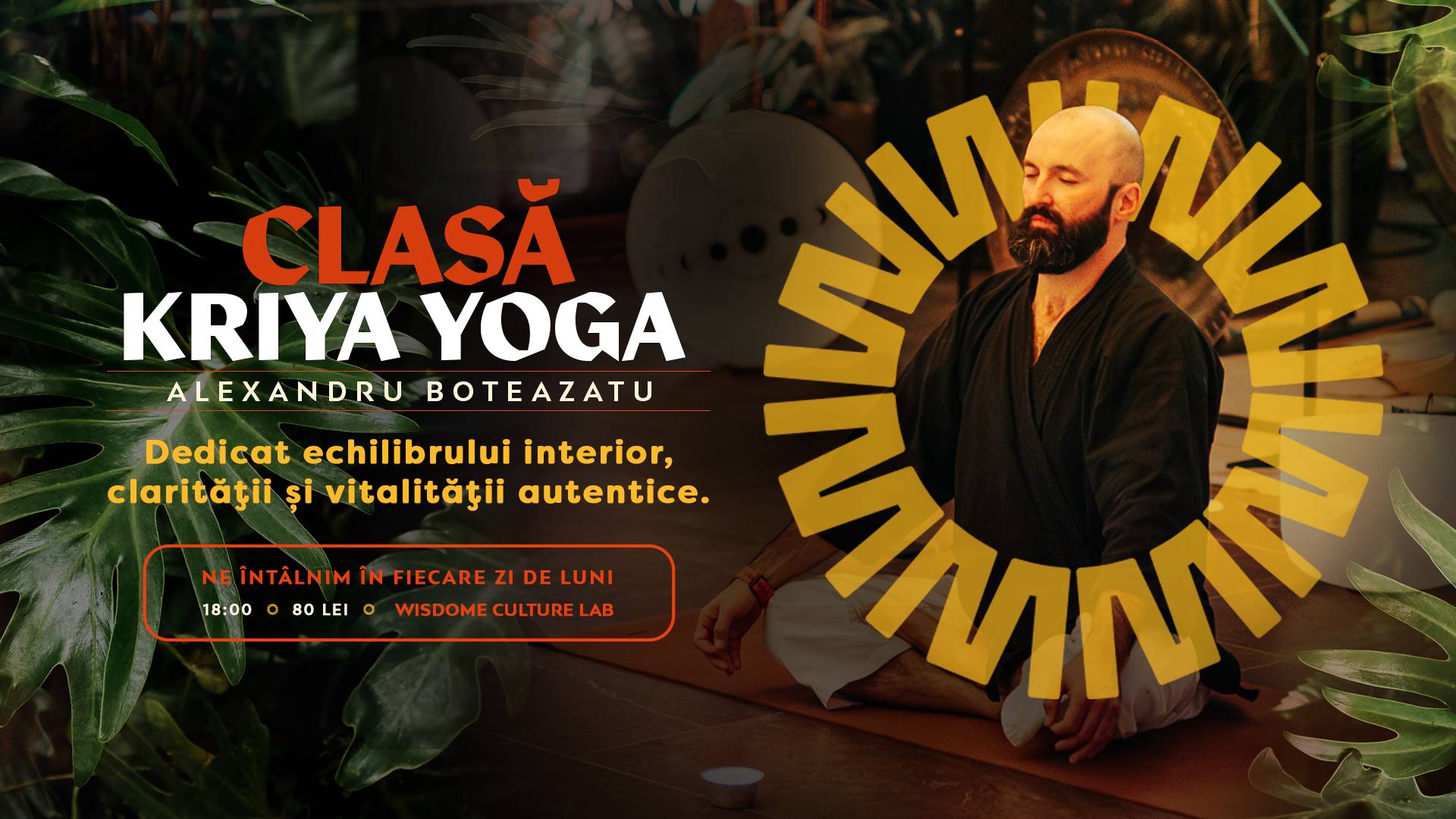Clasă Kriya Yoga
