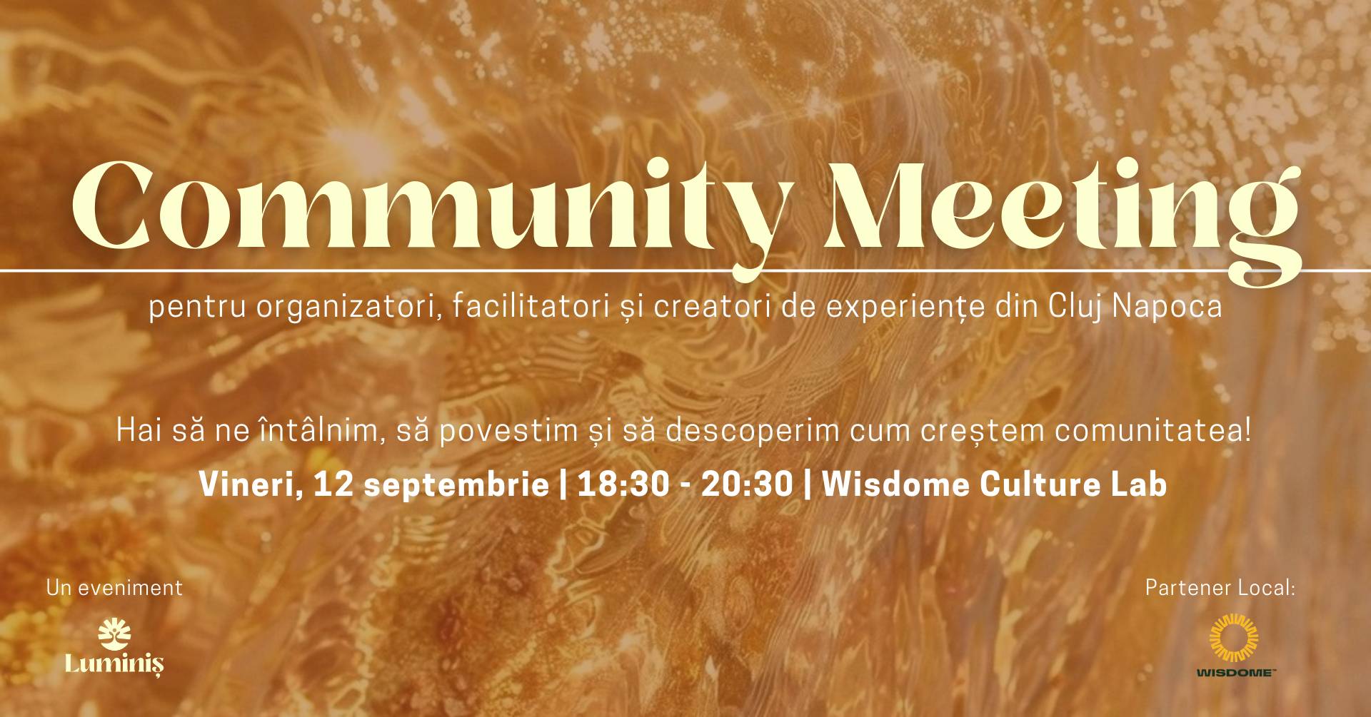 Community Meeting la Cluj Napoca 📍
