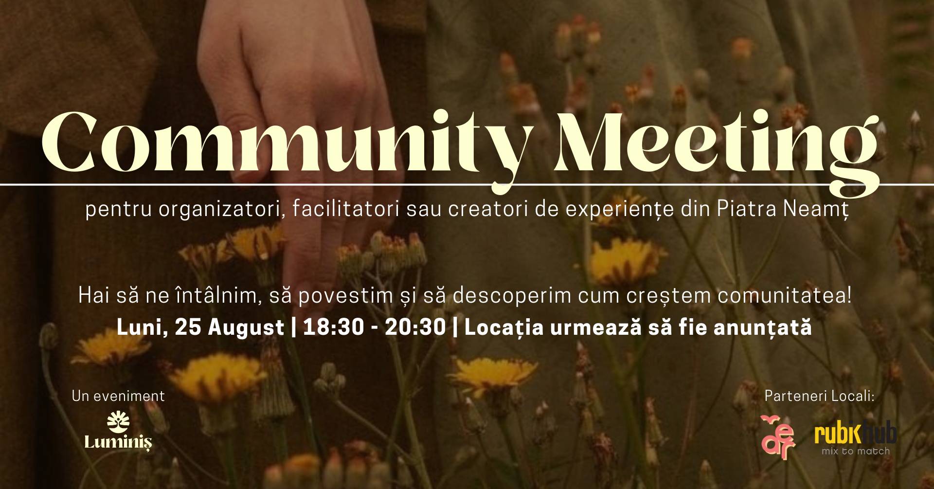 Community Meeting la Piatra Neamศ ๐