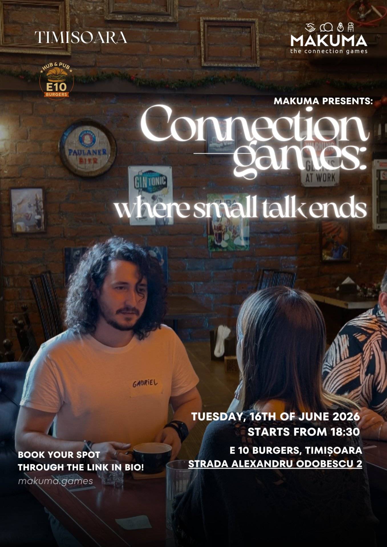 Connection Games @ E10 Burgers Timisoara