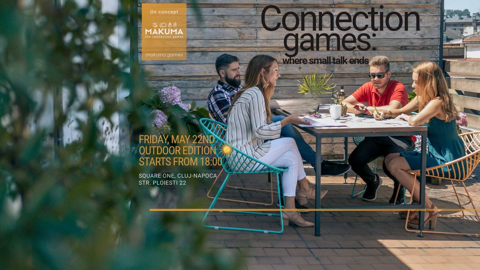 Connection Games @ The Square One, Outdoor edition 🌞