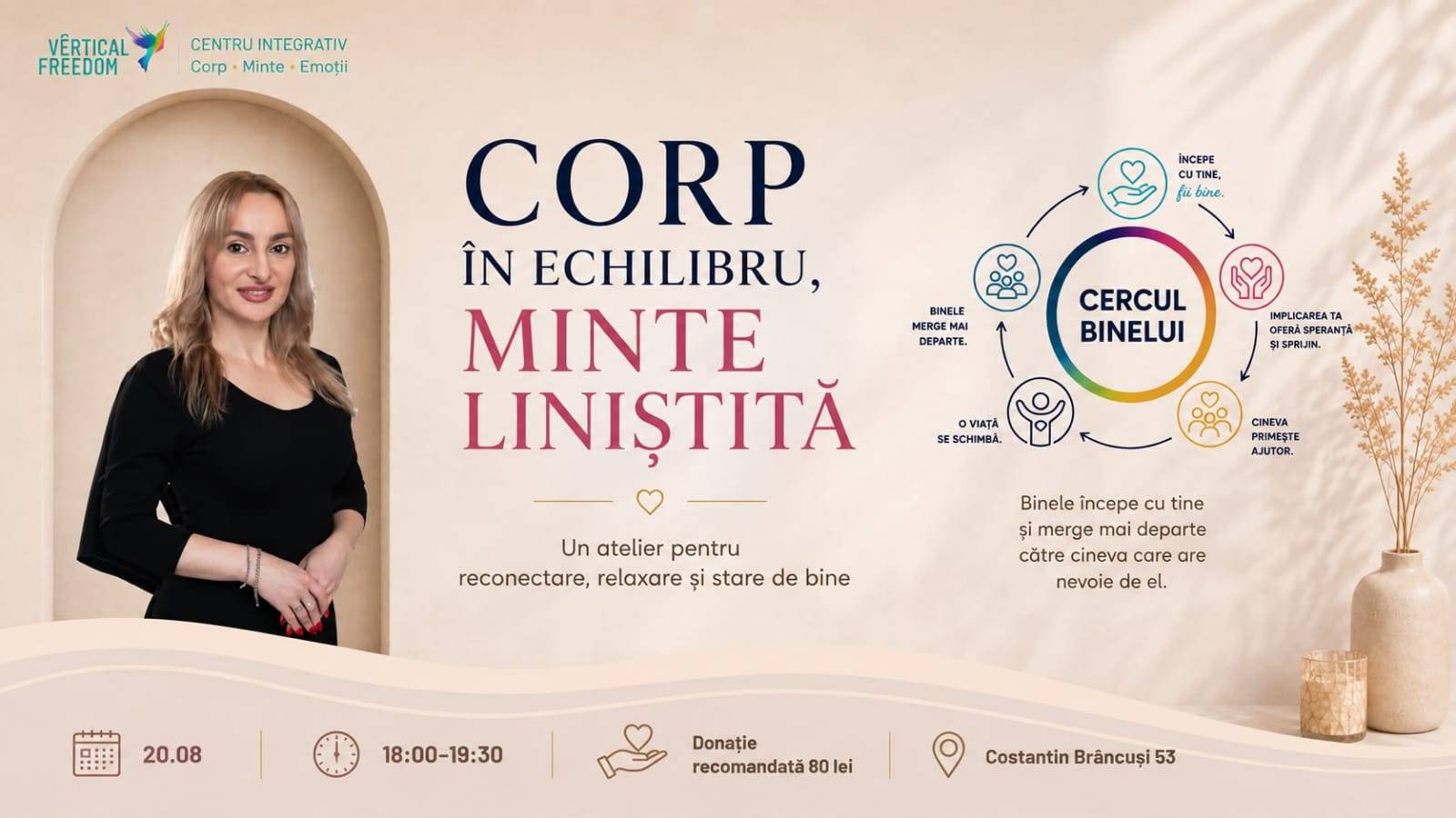 Corp în echilibru, minte liniștită