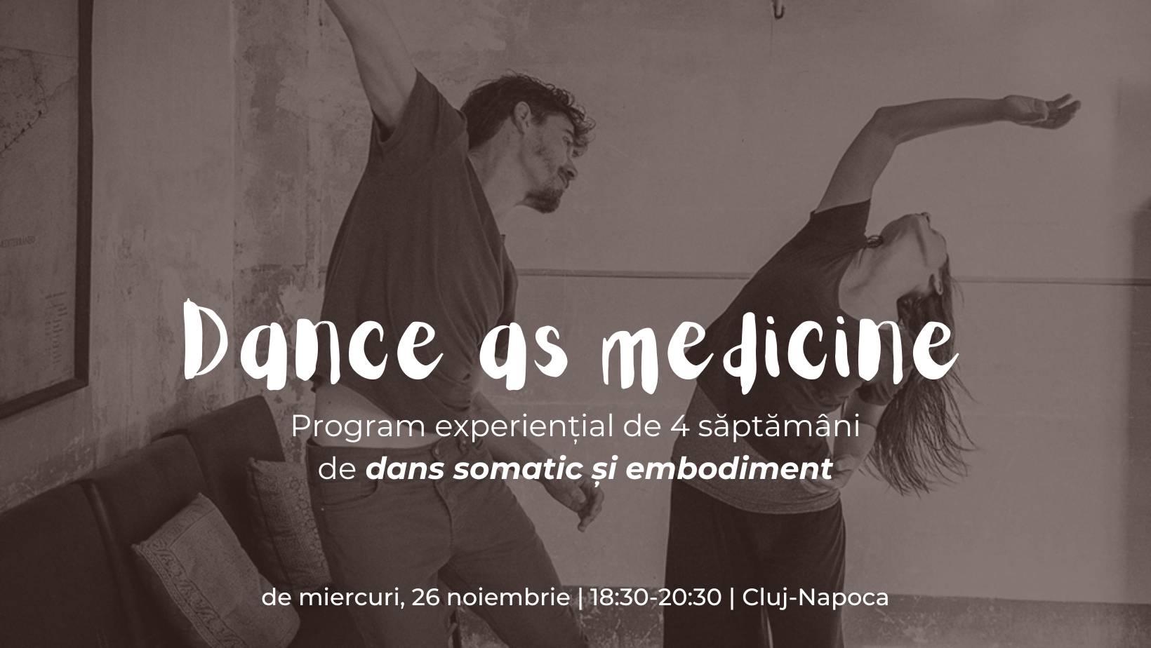 Dance as medicine: Program experiențial de 4 săptămâni