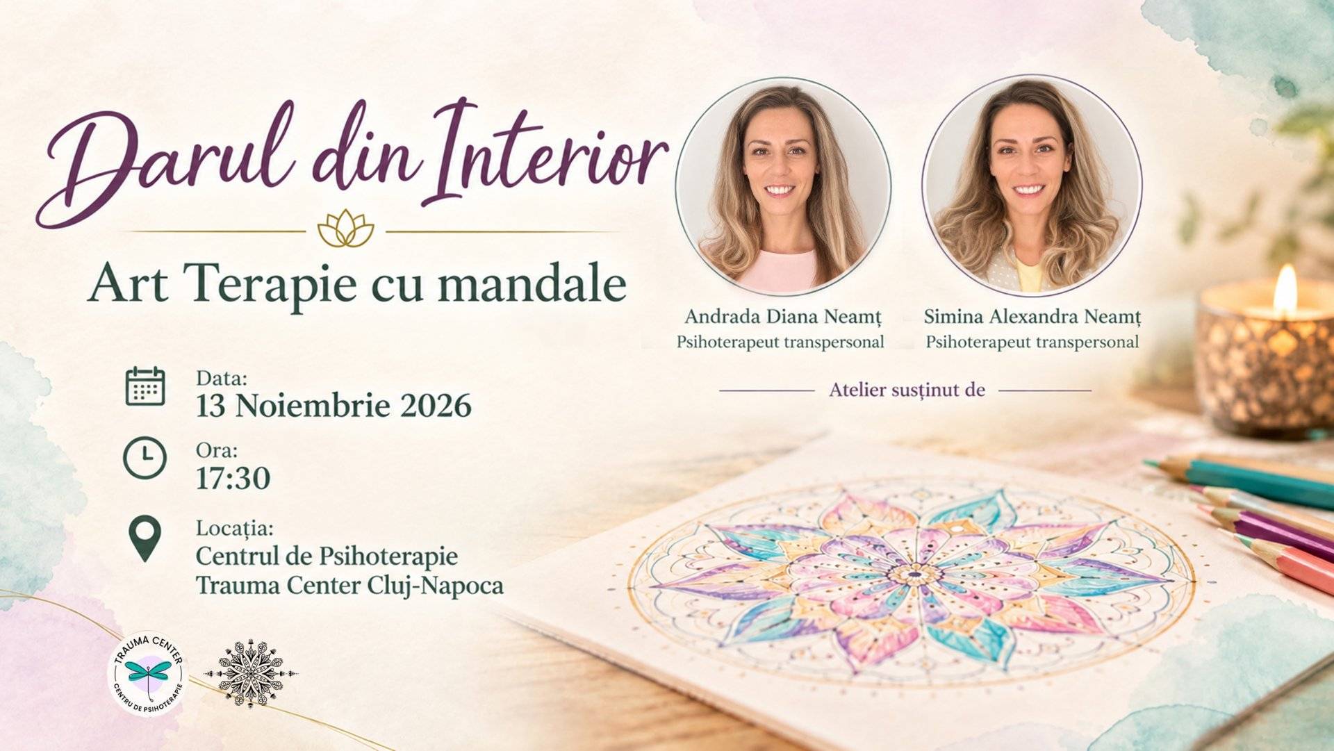 Darul din Interior - Art Terapie cu mandale