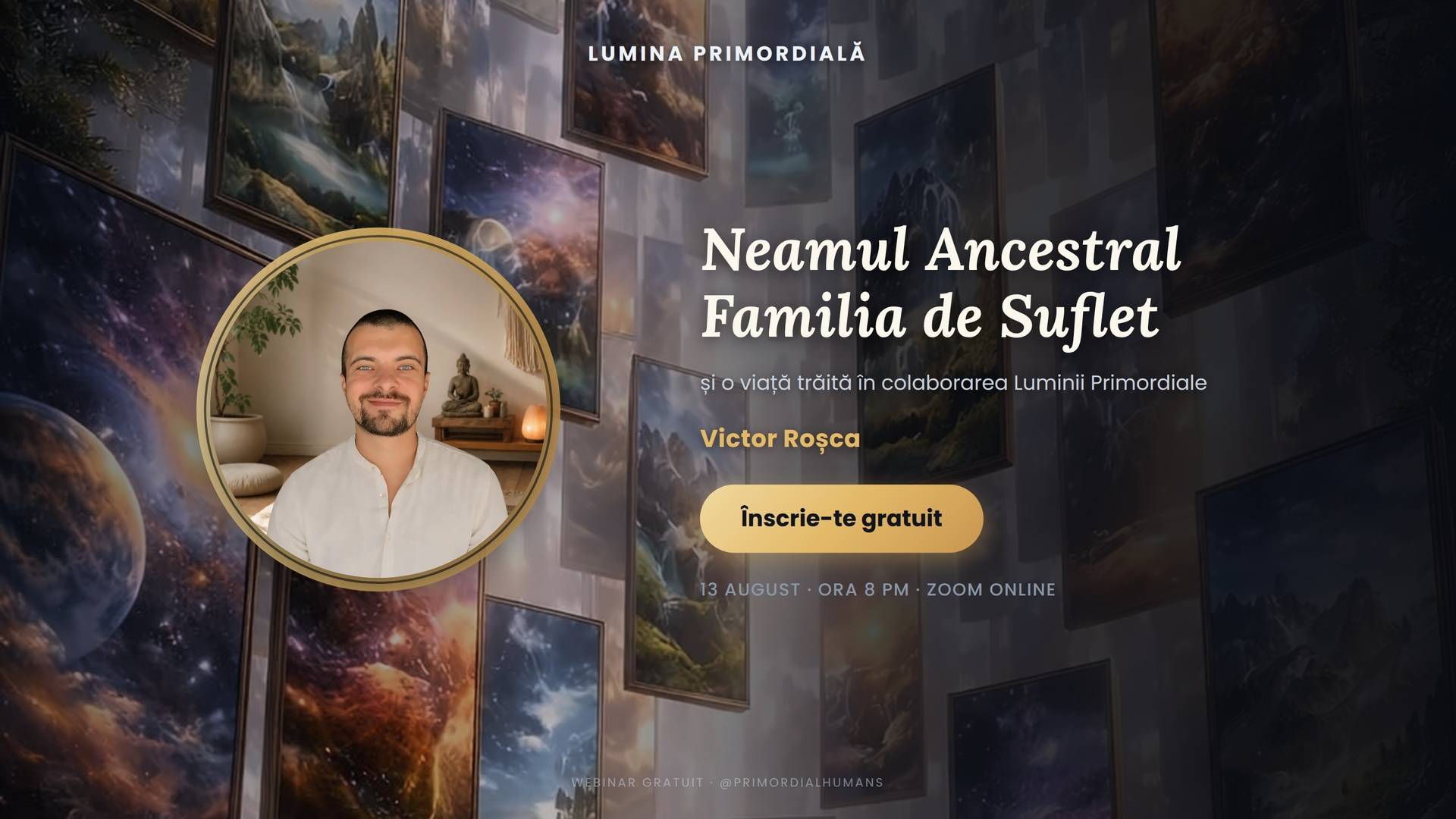 Familia de Suflet & Lumina Primordială - Webinar Gratuit