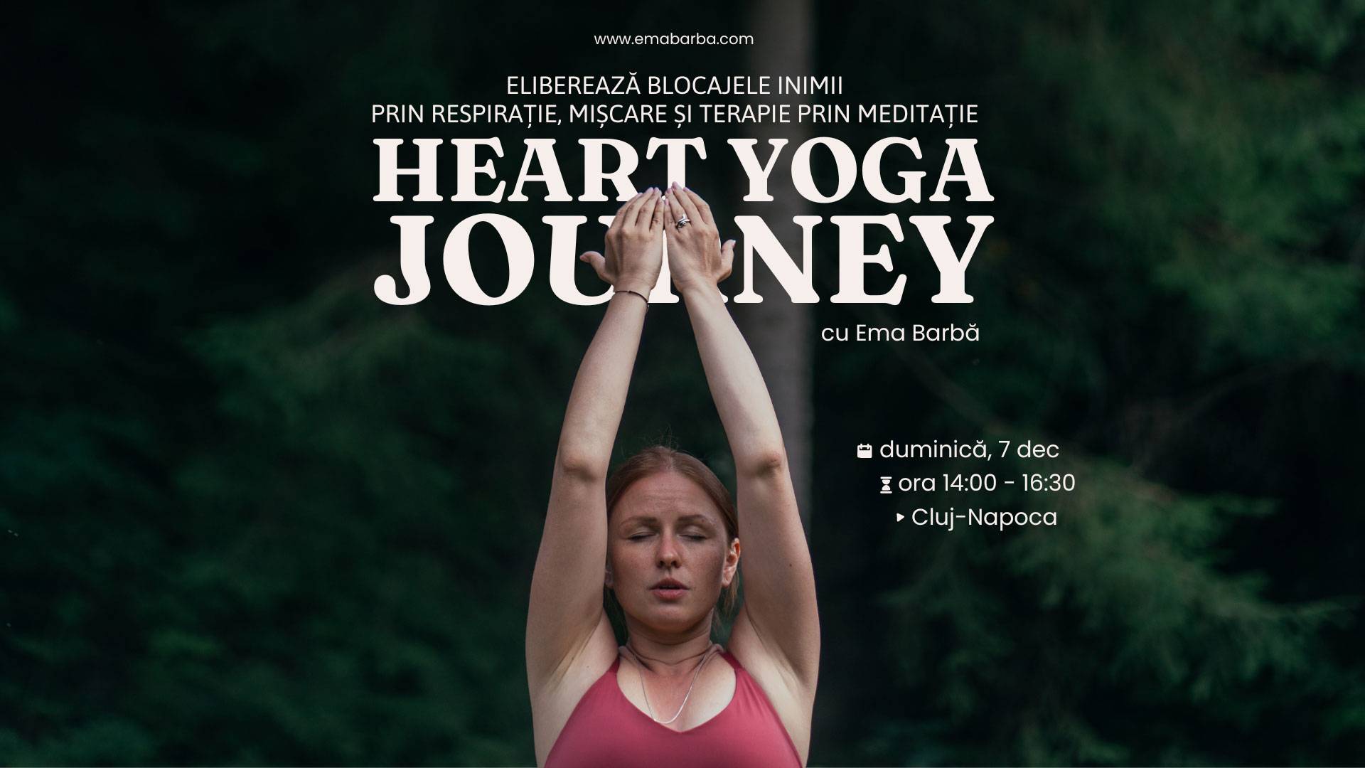 Heart Yoga Journey - Respirație și cacao cu Ema Barbă