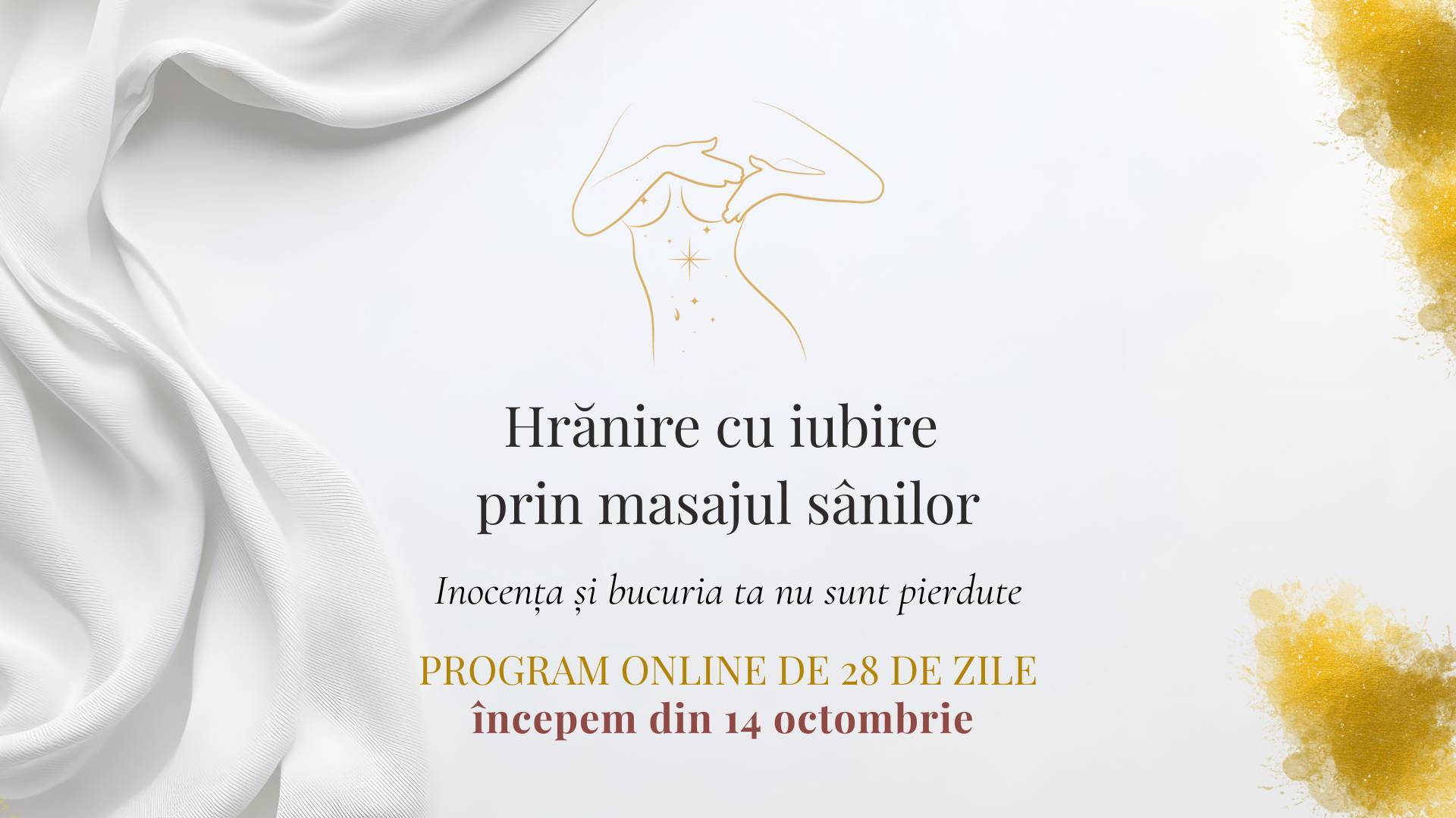 Hrănire cu iubire prin masajul sânilor ✨ PROGRAM ONLINE