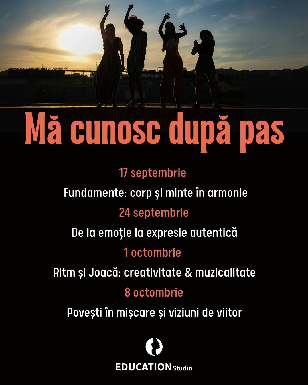 Mă cunosc după pas - Ateliere de autocunoaștere prin mișcare și dans - Ediția 2