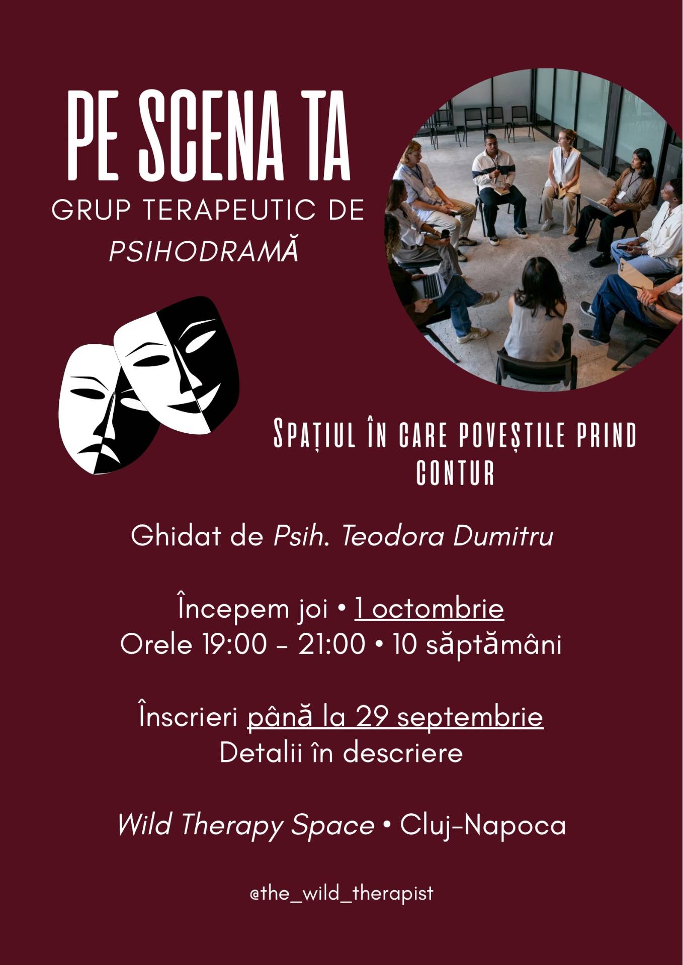PE SCENA TA - Grup Terapeutic de Psihodramă 🎭