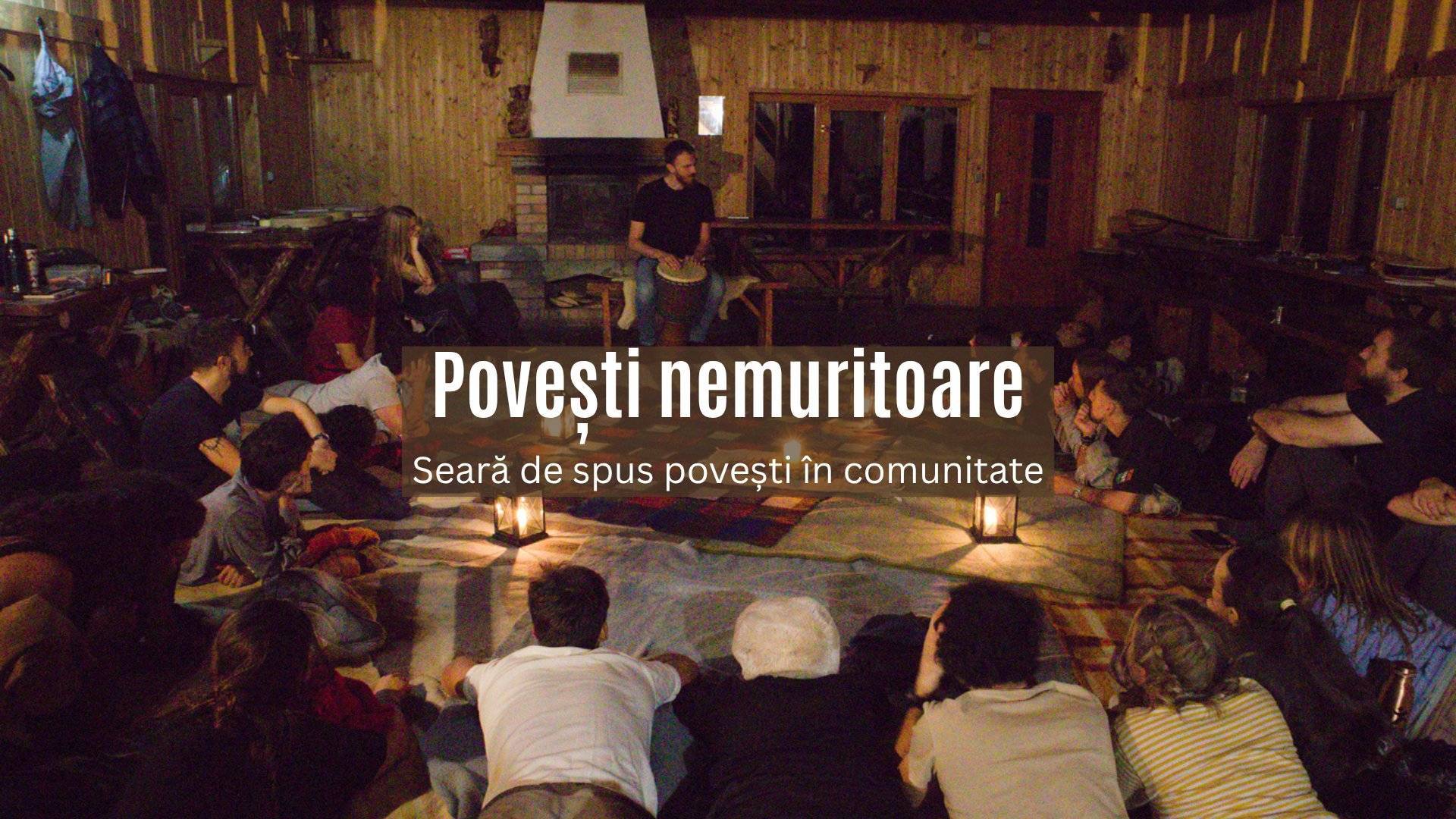 Povești nemuritoare - seară de spus povești în comunitate