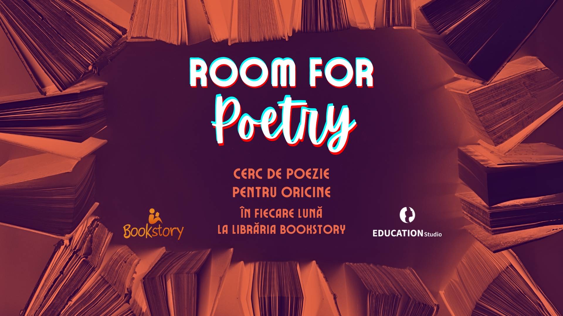 Room for Poetry - Cerc de poezie pentru oricine la librăria Bookstory