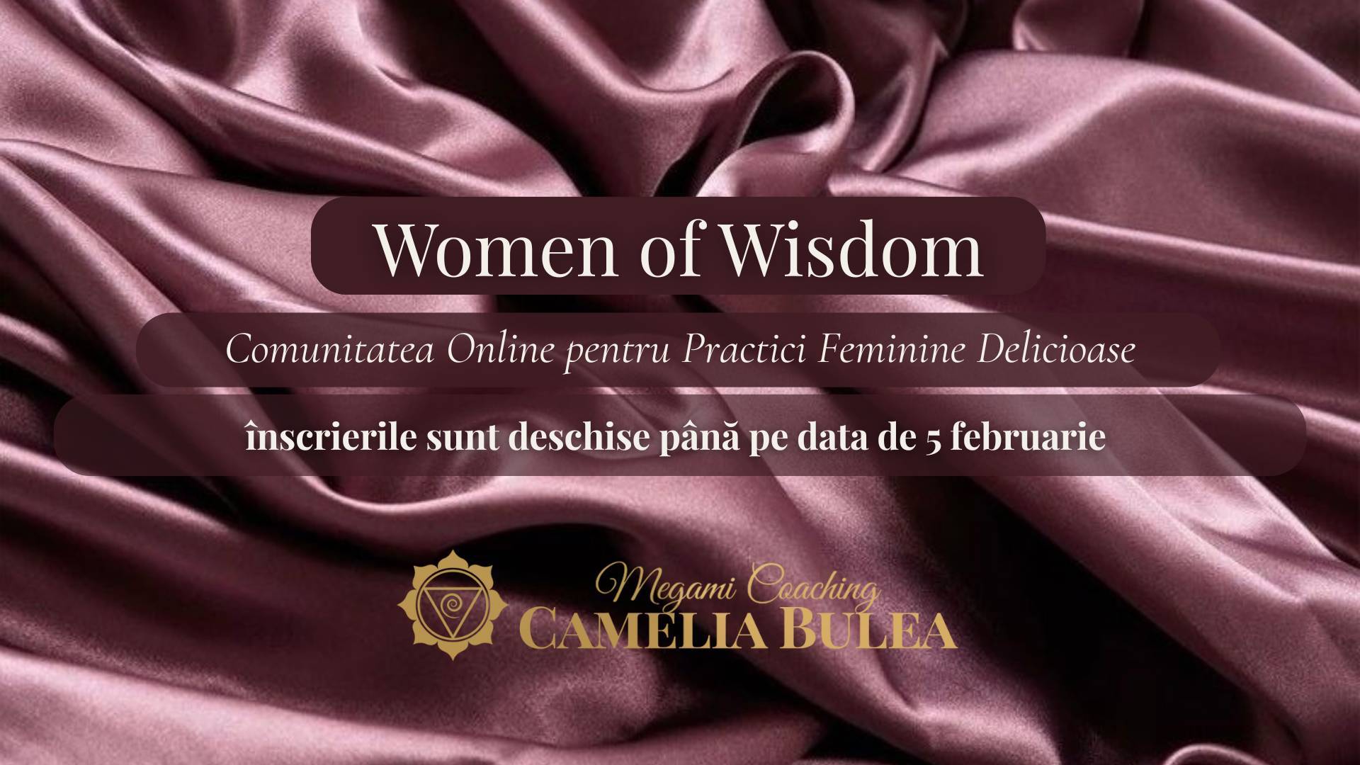 Women of Wisdom: Comunitate Online pentru Femei