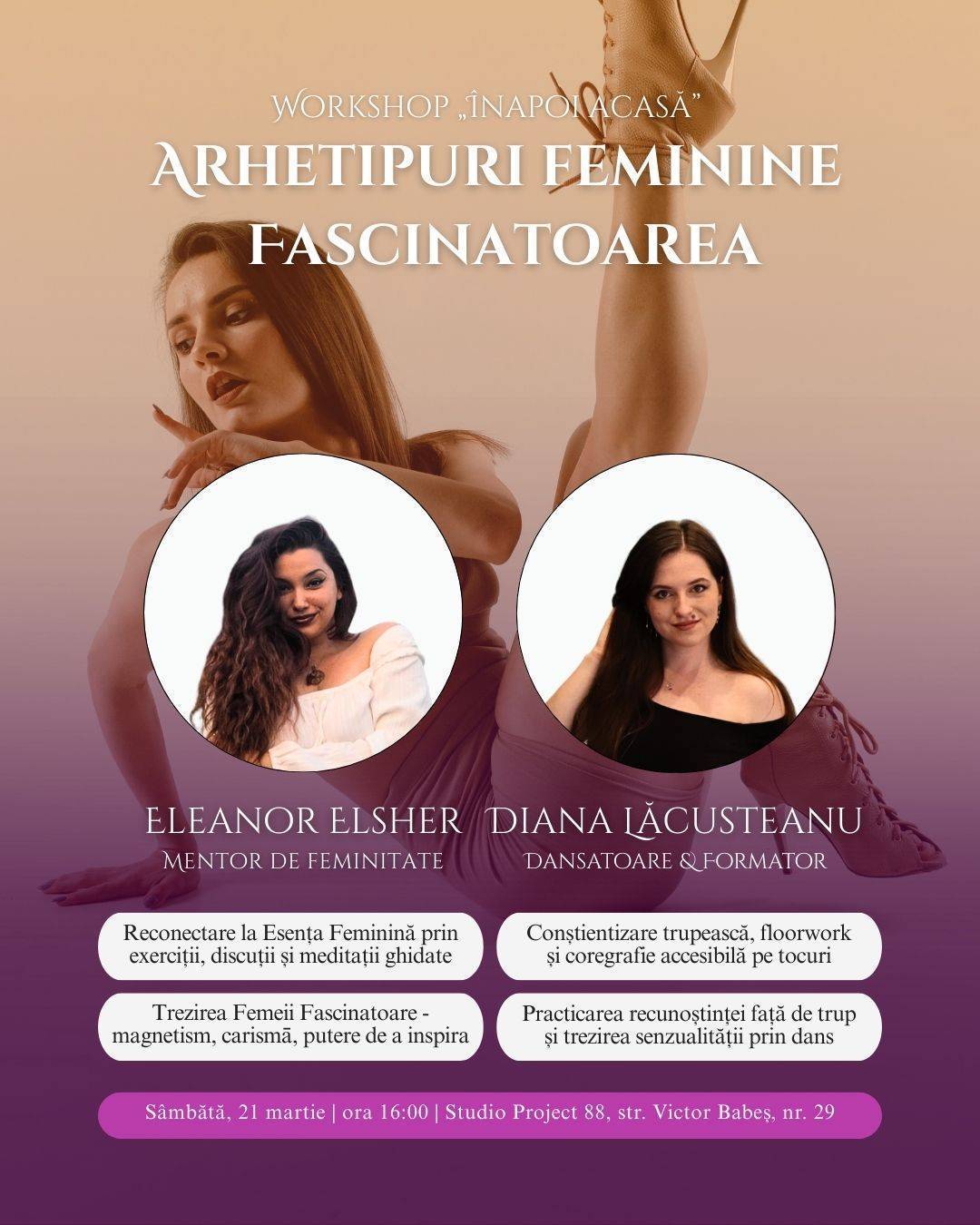 Workshop "Înapoi Acasă" - Arhetipul Fascinatoarei