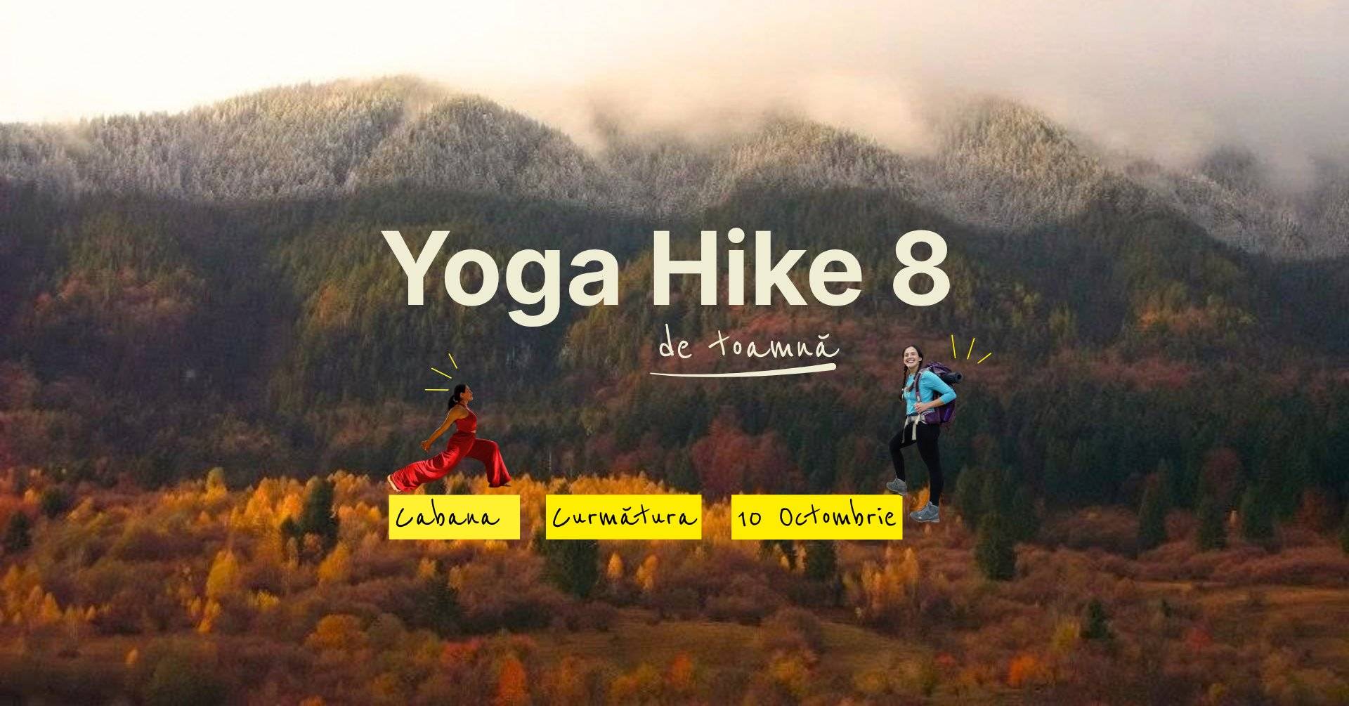 Yoga Hike 8 la Cabana Curmătura, în Piatra Craiului