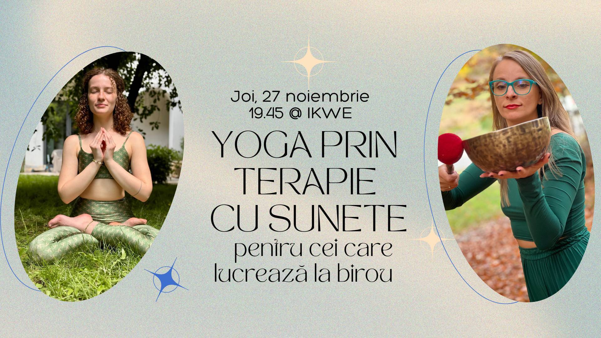 Yoga prin Terapie cu Sunete pentru cei care lucrează la birou